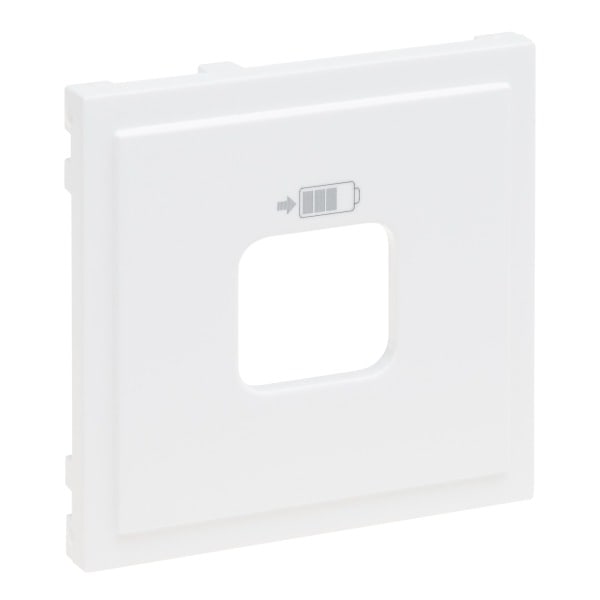 LEGRAND - SEANO Abdeckung für USB-Ladesteckdosen A+C und C+C, Farbe: Ultraweiß