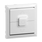 LEGRAND - SEANO Wippe Jalousieschalter/-taster, 3-Tasten-System, Farbe: Ultraweiß