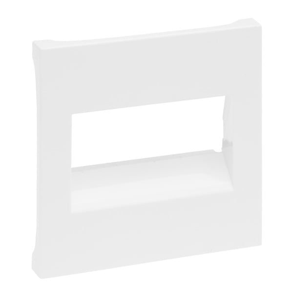 LEGRAND - SEANO Abdeckung RJ45 für 1- und 2-fach Datendosen, Farbe: Ultraweiß