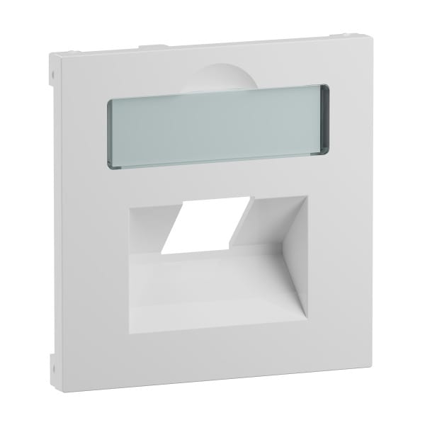 LEGRAND - SEANO Abdeckung 1x RJ45 für Datendosen Fremdfabrikate, Farbe: Ultraweiß