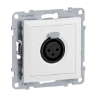 LEGRAND - SEANO XLR-Dose 3-polig weiblich, Schraubklemmen: 0,5 mm², inkl. Abdeckung, UW