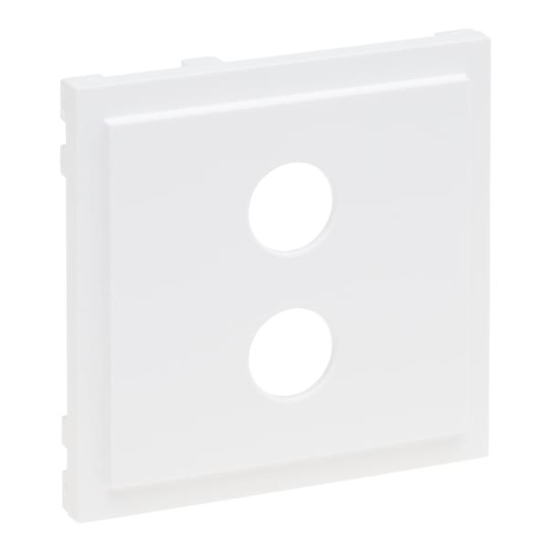 LEGRAND - SEANO Abdeckung Lautsprecher 1-fach mit 4 mm-Buchse, Farbe: Ultraweiß