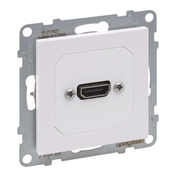 LEGRAND - SEANO HDMI 1.3 Anschlusseinheit vorverdrahtet, Kabel 15 cm, inkl. Abdeckung, UW