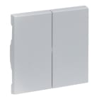LEGRAND - SEANO Serienwippe in der Farbausführung Aluminium lackiert