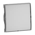 LEGRAND - SEANO Wippe mit Beschriftungsfeld inkl. Einlagen, Farbe: Aluminium lackiert