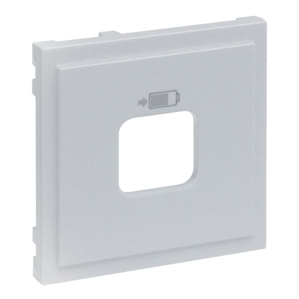 LEGRAND - SEANO Abdeckung für USB-Ladesteckdosen A+C und C+C, Farbe: Aluminium lackiert
