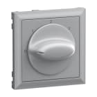 LEGRAND - SEANO Abdeckung für 3-Stufenschalter (0,1,2,3), Farbe: Aluminium lackiert