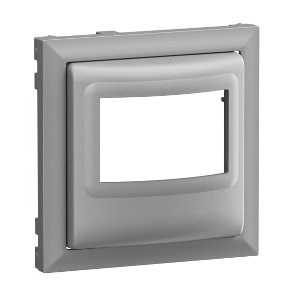 LEGRAND - SEANO Abdeckung BWM 2-/3-Leiter ohne Handbetätigung, Farbe: Aluminium lackiert