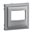 LEGRAND - SEANO Abdeckung BWM 2-/3-Leiter ohne Handbetätigung, Farbe: Aluminium lackiert
