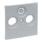 LEGRAND - SEANO Abdeckung TV-R-SAT für Fremdfabrikate, Farbausführung: Aluminium lackiert