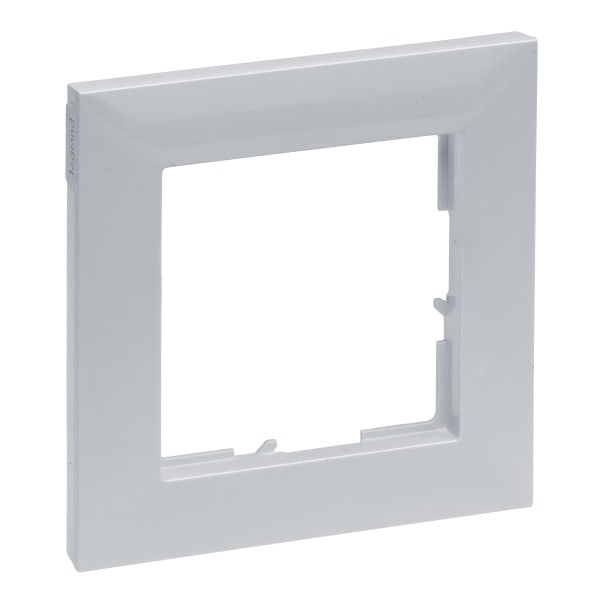 LEGRAND - SEANO 1-fach Rahmen in der Farbausführung Aluminium lackiert