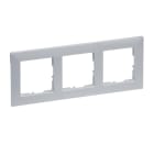 LEGRAND - SEANO 3-fach Rahmen in der Farbausführung Aluminium lackiert
