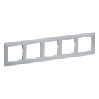 LEGRAND - SEANO 5-fach Rahmen in der Farbausführung Aluminium lackiert