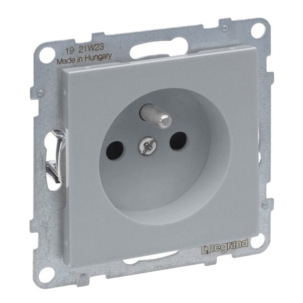 LEGRAND - SEANO Steckdose F/B Standard, Steckklemmen, erhöhter Berührungsschutz, AL