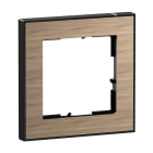 LEGRAND - SEANO+ 1-fach Rahmen mit Echtmaterialoberfläche, Farbausführung Eiche-Natur