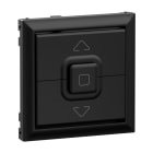 LEGRAND - SEANO Wippe Jalousieschalter/-taster, 3-Tasten-System, Farbe: Schwarz lackiert