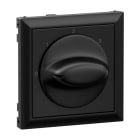 LEGRAND - SEANO Abdeckung für 3-Stufenschalter (0,1,2,3), Farbe: Schwarz lackiert