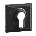 LEGRAND - SEANO Abdeckung für DIN-Schlüsselschalter 0 – 1, Farbe: Schwarz lackiert