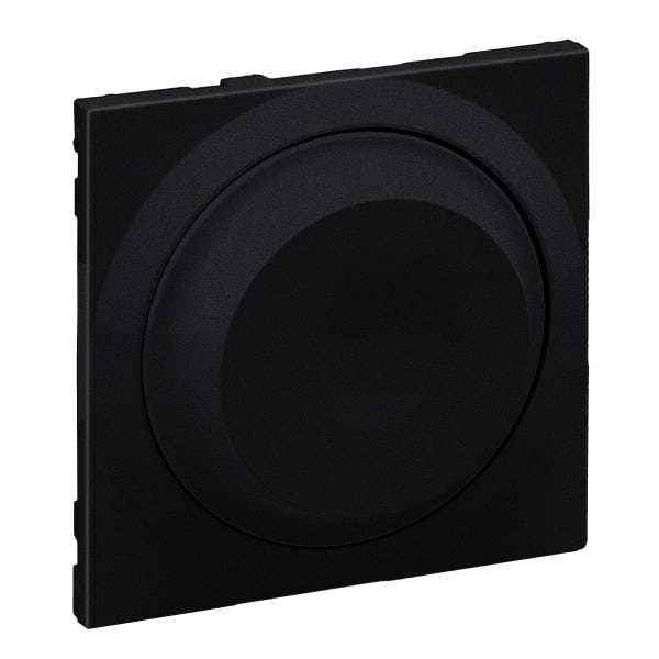 LEGRAND - SEANO Abdeckung für Universal-Drehdimmer, Farbausführung: Schwarz lackiert