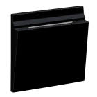 LEGRAND - SEANO Abdeckung mechanischer Hotel-Card-Schalter, Farbe: Schwarz lackiert