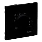 LEGRAND - SEANO Abdeckung elektronisches Fussbodenthermostat, Farbe: Schwarz lackiert