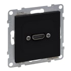 LEGRAND - SEANO HDMI 1.3 Anschlusseinheit vorverdrahtet, Kabel 15 cm, inkl. Abdeckung, SW