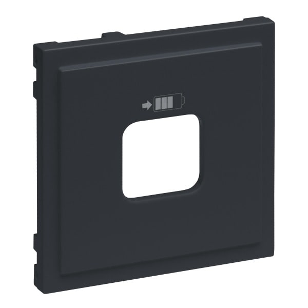 LEGRAND - SEANO Abdeckung für USB-Ladesteckdosen A+C und C+C, Farbe: Anthrazit lackiert