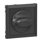 LEGRAND - SEANO Abdeckung für 3-Stufenschalter (0,1,2,3), Farbe: Anthrazit lackiert