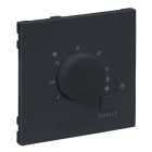 LEGRAND - SEANO Abdeckung für elektronisches Raumthermostat, Farbe: Anthrazit lackiert