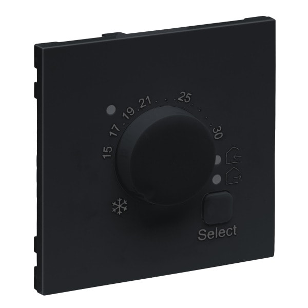 LEGRAND - SEANO Abdeckung elektronisches Fussbodenthermostat, Farbe: Anthrazit lackiert