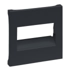 LEGRAND - SEANO Abdeckung RJ45 für 1- und 2-fach Datendosen, Farbe: Anthrazit lackiert