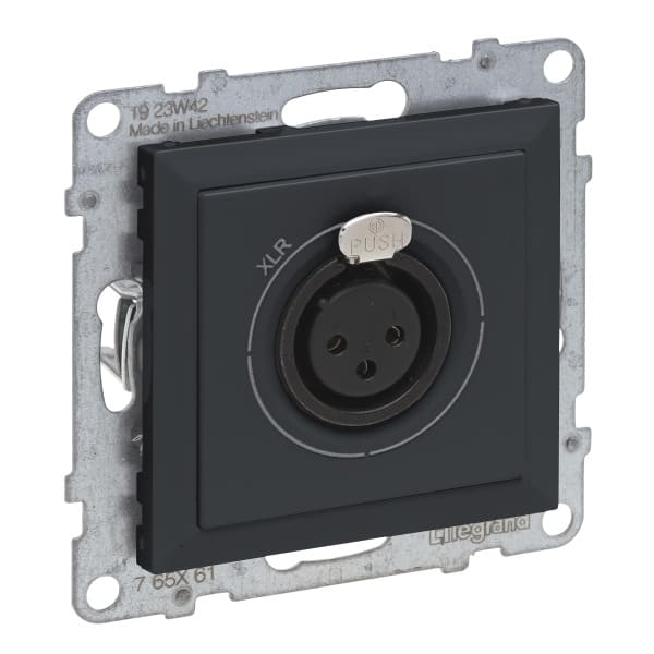 LEGRAND - SEANO XLR-Dose 3-polig weiblich, Schraubklemmen: 0,5 mm², inkl. Abdeckung, AN