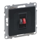 LEGRAND - SEANO Lautsprecher-Anschluss 1-fach mit Federklemmen (Rot/Schwarz) 1-fach, AN