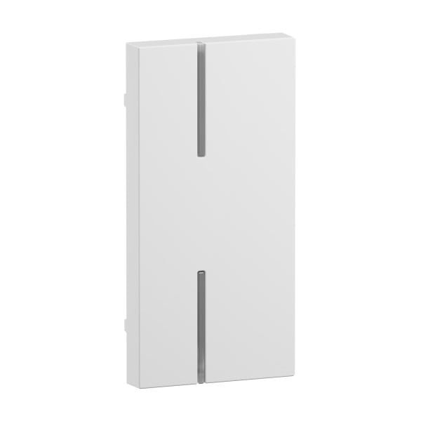 LEGRAND - Seano 1-modulige Tastenabdeckung MyHome ohne Symbol, Farbe Ultraweiss