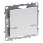 LEGRAND - Seano with Netatmo Serienschalter 2 x 250W pro Kanal Farbe: Ultraweiss