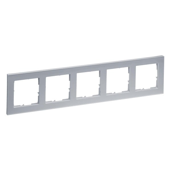 LEGRAND - SEANO+ 5-fach Rahmen in der Farbausführung Titanium lackiert
