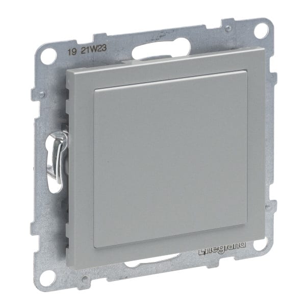 LEGRAND - SEANO Blindabdeckung & Mosaic-Adapter in der Farbausführung Aluminium lackiert