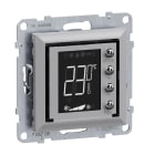 LEGRAND - Seano MyHome Thermostat mit Display inkl. Abdeckung in der Farbe Aluminium