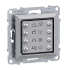 LEGRAND - Seano MyHome Szenentaster zum Abrufen von 8 Szenarien in der Farbe Aluminium