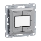 LEGRAND - Seano MyHome Szenentaster zum Abrufen von 4 Szenarien in der Farbe Aluminium
