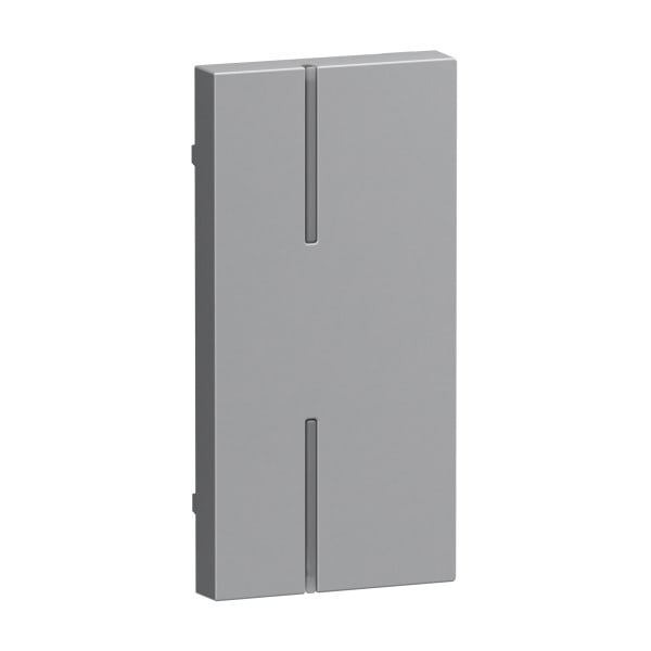LEGRAND - Seano 1-modulige Tastenabdeckung MyHome ohne Symbol, Farbe Aluminium