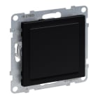 LEGRAND - SEANO Blindabdeckung & Mosaic-Adapter in der Farbausführung Schwarz lackiert