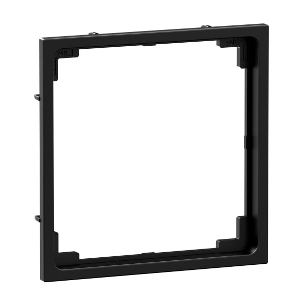 LEGRAND - SEANO Zwischenring 50 x 50 für Einbau nach DIN 49075, Farbe: Schwarz lackiert