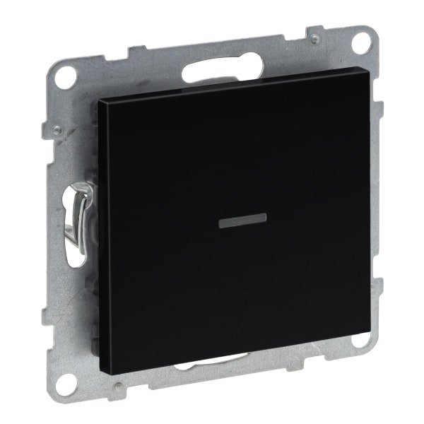 LEGRAND - Seano with Netatmo Schalter/Dimmer mit Neutralleiter, Farbe: Schwarz