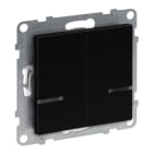 LEGRAND - Seano with Netatmo Serienschalter 2 x 250W pro Kanal Farbe: Schwarz