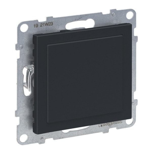 LEGRAND - SEANO Blindabdeckung & Mosaic-Adapter in der Farbausführung Anthrazit lackiert