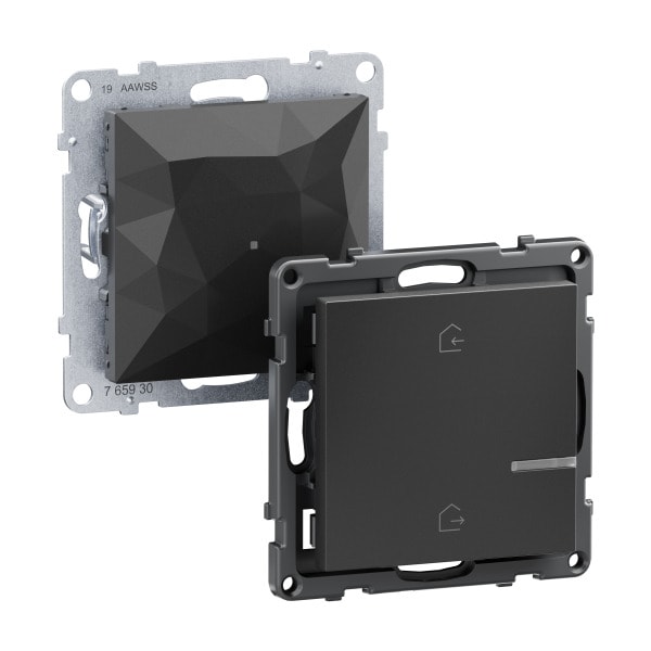 LEGRAND - Seano with Netatmo Starterpaket (Gateway + Master-Switch) Farbe Anthrazit