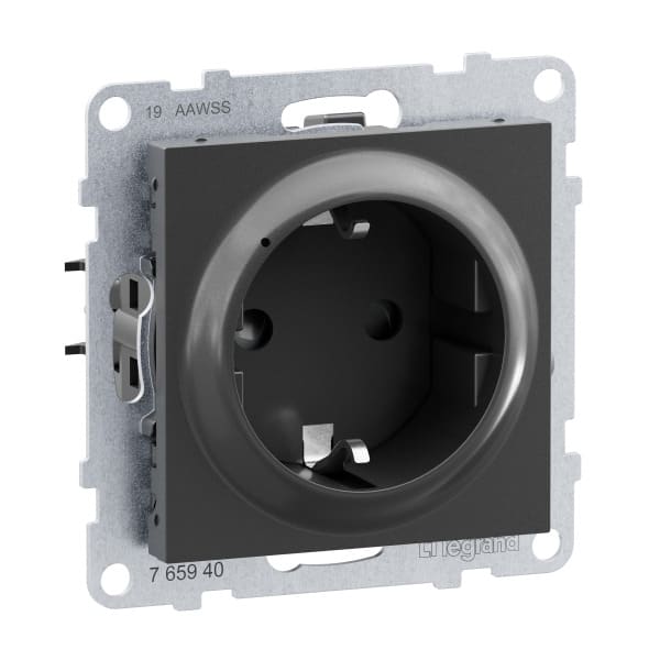 LEGRAND - Seano with Netatmo Schuko-Steckdose Farbe: Anthrazit