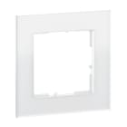 LEGRAND - SEANO Natura 1-fach Rahmen aus Echtmaterial, Farbausführung White Glass