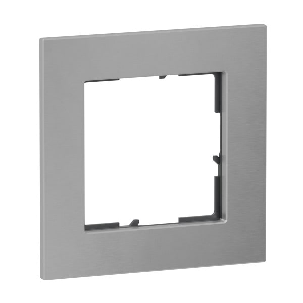 LEGRAND - SEANO Natura 1-fach Rahmen aus Echtmaterial, Farbausführung Aluminium eloxiert